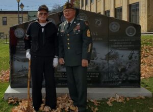 Honor guard, Vietnam veterans post honors those who have served at Preston courthouse